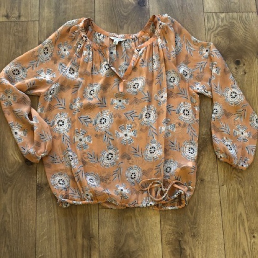 Sheer Lucky Brand Shirt Size Med